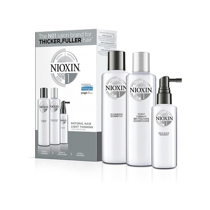 Kit Soin Nioxin N°1 Cheveux Normaux et Naturels Kit Soin Nioxin N°1 Cheveux Normaux et Naturels