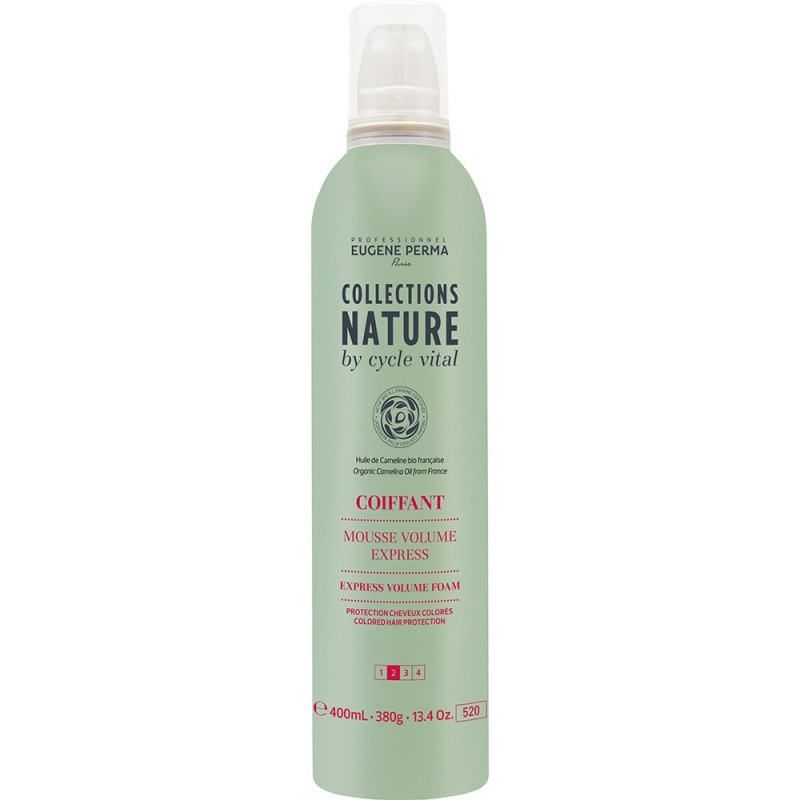Mousse de Coiffage Volume Express Collection Nature Eugène perma 400ml Mousse de Coiffage Volume Express Collection Nature Eugène perma 400ml
