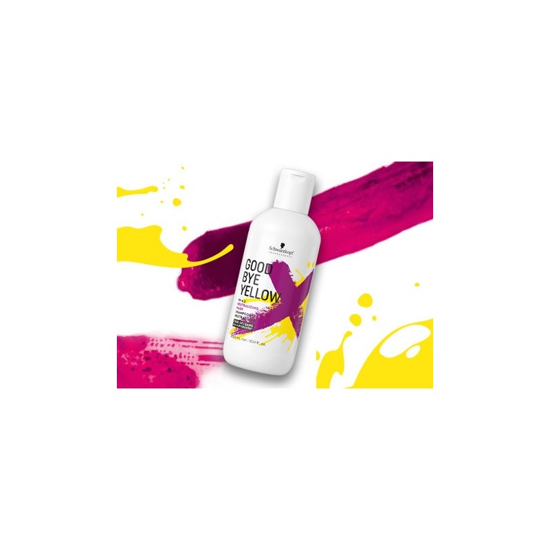 Shampoing déjaunisseur GOODBYE YELLOW Schwarzkopf cheveux blonds Shampoing déjaunisseur GOODBYE YELLOW Schwarzkopf cheveux blonds